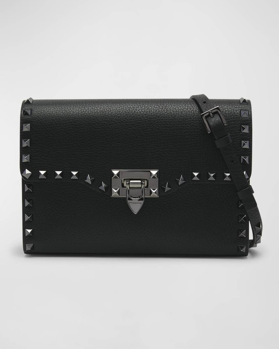 Rockstud Small Calfskin Shoulder Bag